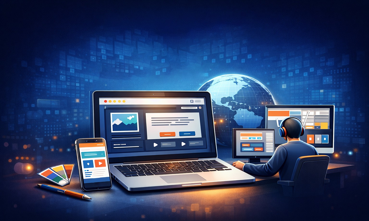 طراحی سایت حرفه‌ای برای کسب‌وکارها